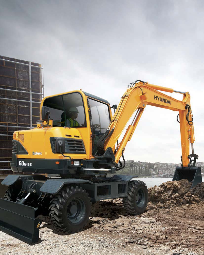 Колесный экскаватор Hyundai R60W-9S Hyundai