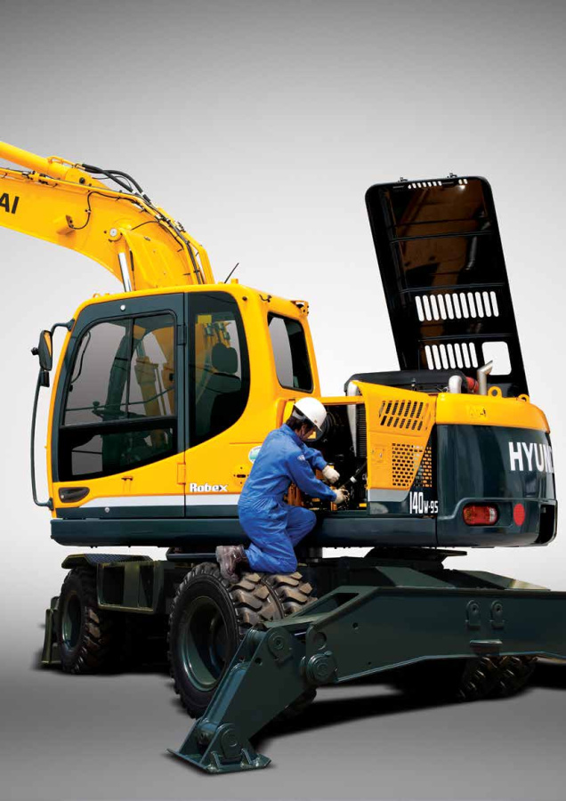 Колесный экскаватор Hyundai R140W-9S Hyundai