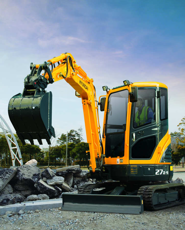 Гусеничный экскаватор Hyundai R27Z-9 Hyundai