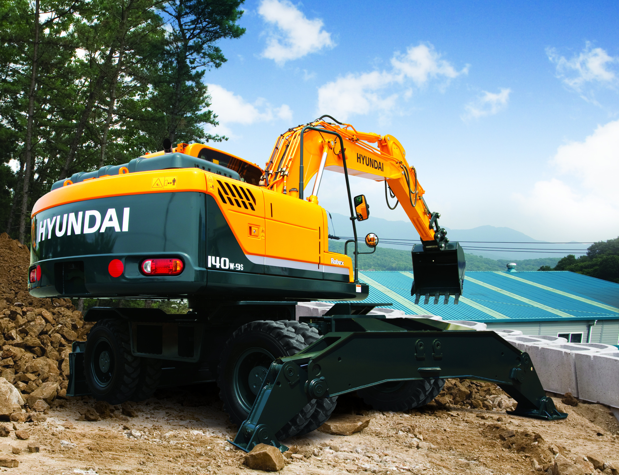 Колесный экскаватор Hyundai R140W-9S Hyundai