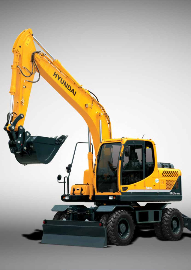 Колесный экскаватор Hyundai R140W-9S Hyundai