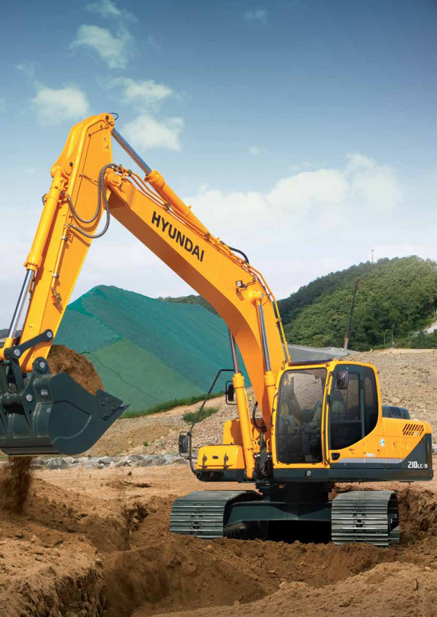 Гусеничный экскаватор Hyundai R210NLC-9 Hyundai