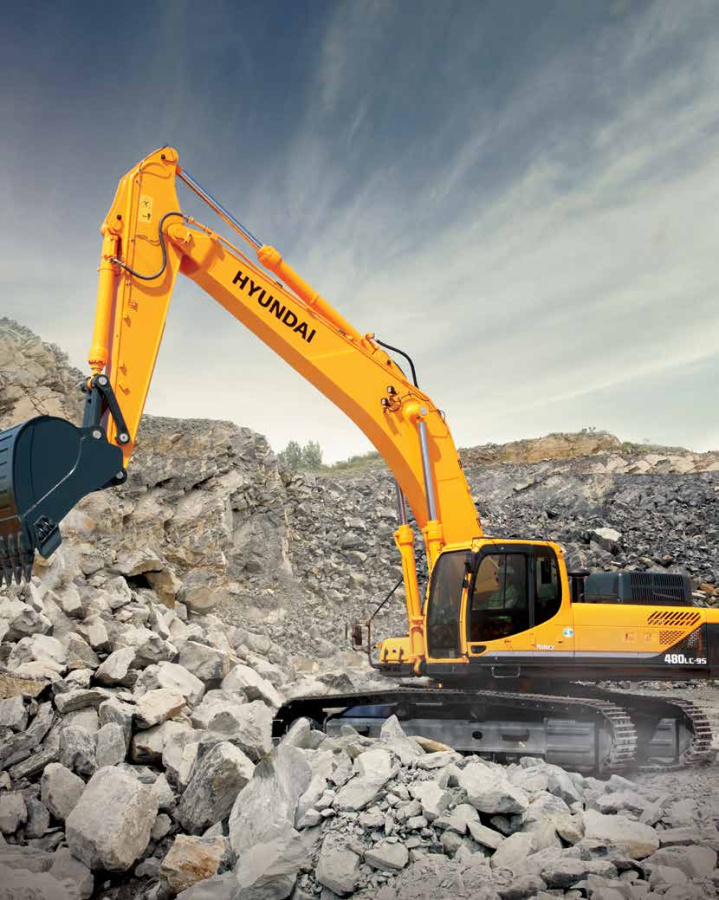 Гусеничный экскаватор Hyundai R480LC-9S Hyundai