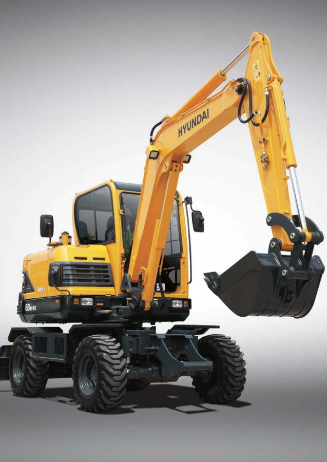 Колесный экскаватор Hyundai R60W-9S Hyundai