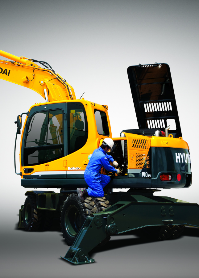 Колесный экскаватор Hyundai R140W-9S Hyundai